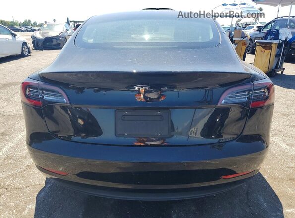 5YJ3E1EA7MF074710 2021 TESLA MODEL Black Vista trasera