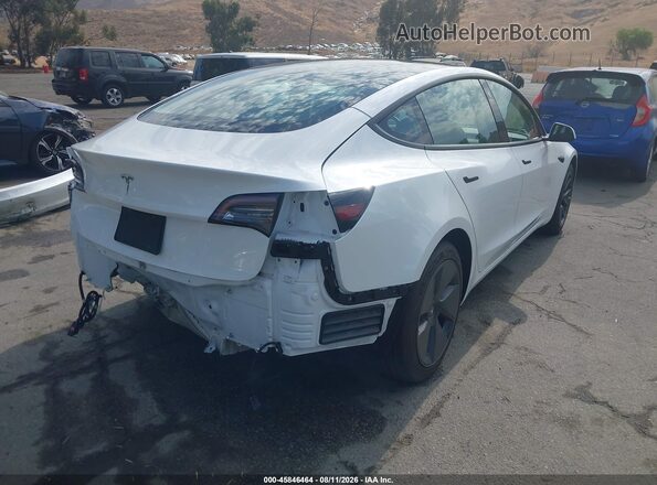 5YJ3E1EA7MF091815 2021 TESLA MODEL 3 White Rear right