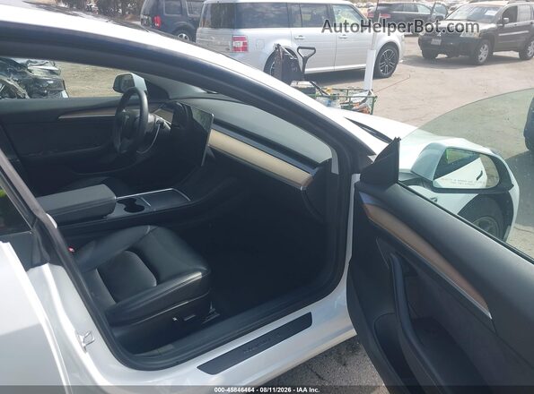 5YJ3E1EA7MF091815 2021 TESLA MODEL 3 White Front interior view