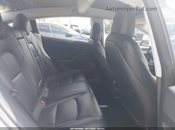 5YJ3E1EA7MF091815 2021 TESLA MODEL 3 White VIN sticker view