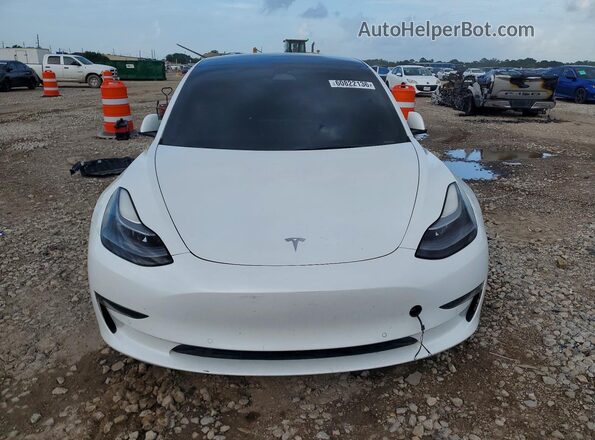 5YJ3E1EA7NF289070 2022 TESLA MODEL White Vista frontal