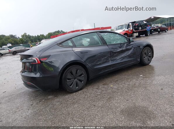 5YJ3E1EA7SF905331 2025 TESLA MODEL 3 Gray Trasero derecho