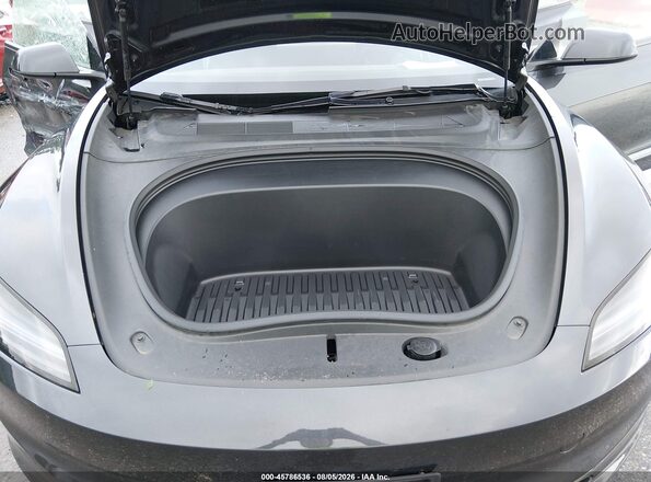 5YJ3E1EA7SF905331 2025 TESLA MODEL 3 Gray Vista trasera