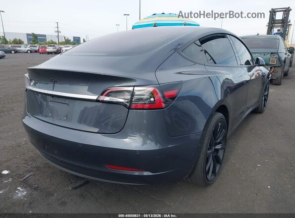 5YJ3E1EA8JF025706 2018 TESLA MODEL 3 Gray Tył prawy