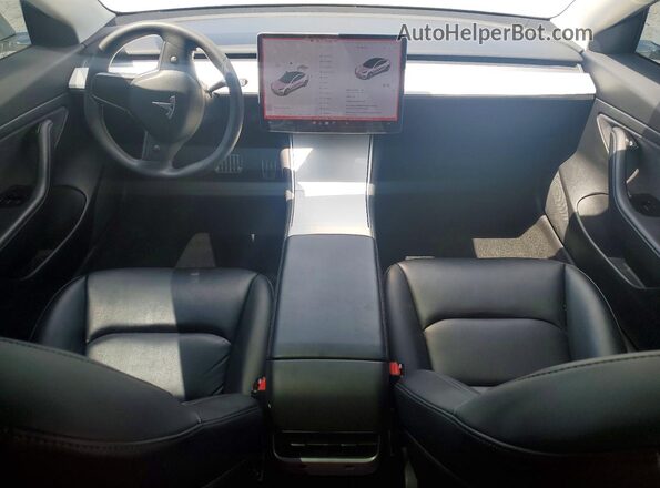 5YJ3E1EA8LF634135 2020 TESLA MODEL White Вид панелі приладів