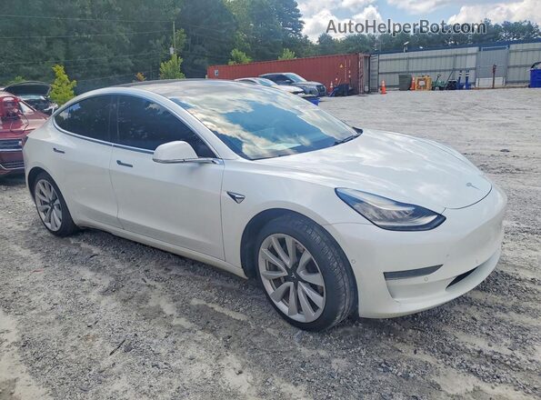 5YJ3E1EA8LF634135 2020 TESLA MODEL White Передня права чверть