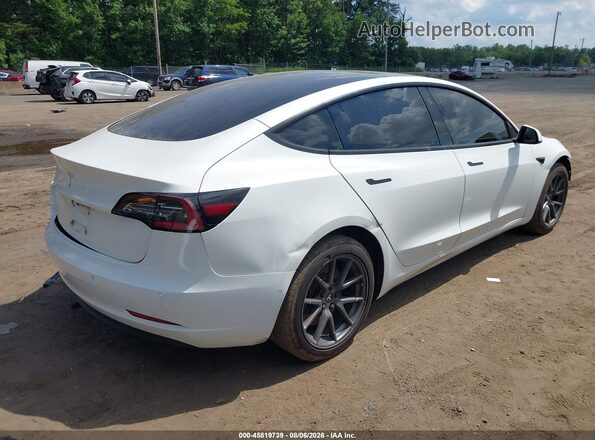 5YJ3E1EA8MF041540 2021 TESLA MODEL 3 White Задня права чверть