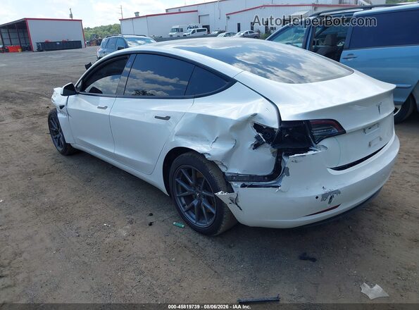 5YJ3E1EA8MF041540 2021 TESLA MODEL 3 White Задня ліва чверть