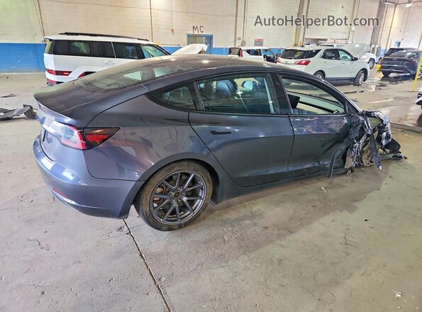 5YJ3E1EA8NF286159 2022 TESLA MODEL Угольный Задняя правая четверть