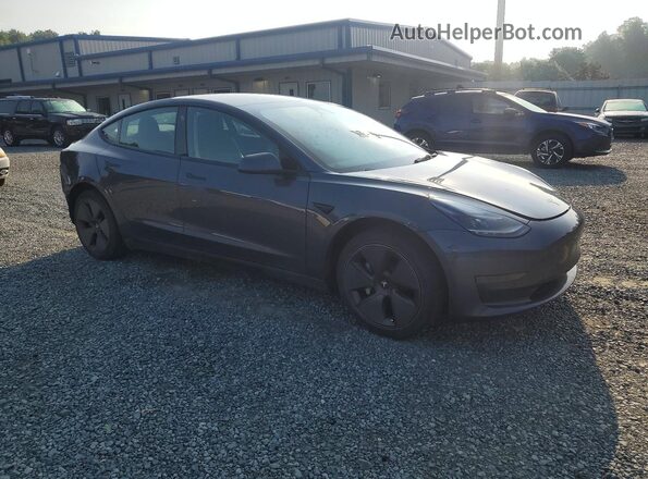 5YJ3E1EA8NF287067 2022 TESLA MODEL Gray Front right