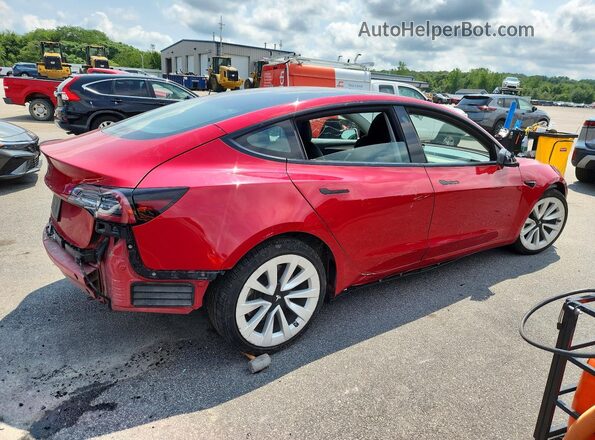 5YJ3E1EA9NF286512 2022 TESLA MODEL Red Trasero derecho