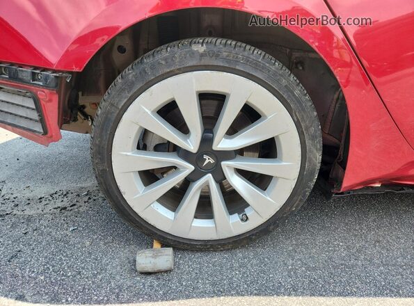 5YJ3E1EA9NF286512 2022 TESLA MODEL Red 