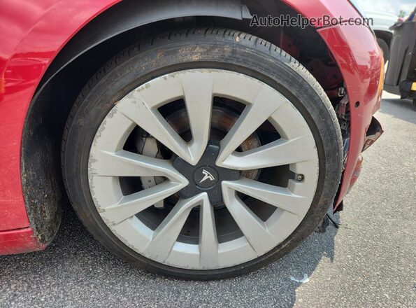 5YJ3E1EA9NF286512 2022 TESLA MODEL Red 