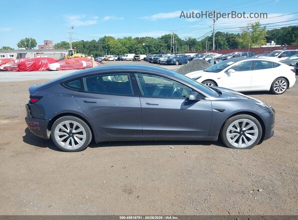 5YJ3E1EA9PF446844 2023 TESLA MODEL 3 Gray Вид задньої частини салону