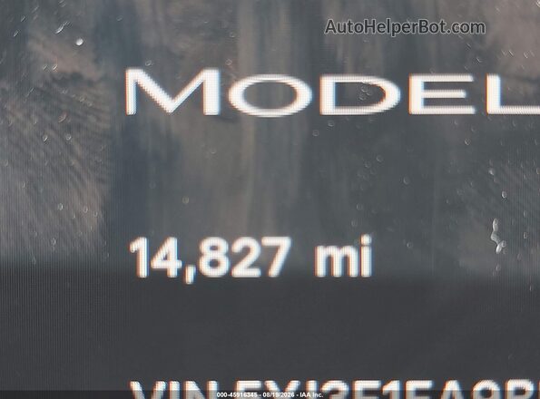 5YJ3E1EA9RF857227 2024 TESLA MODEL 3 Белый Панорамный вид салона 360°