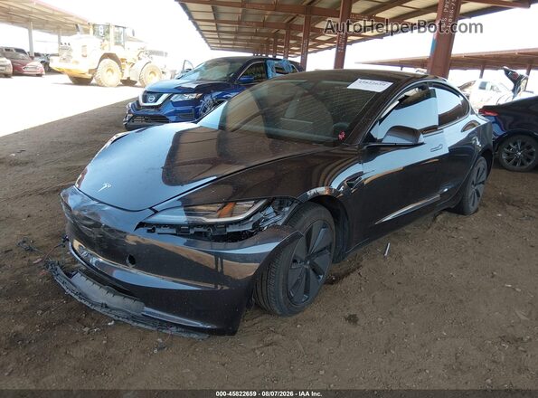 5YJ3E1EA9SF883932 2025 TESLA MODEL 3 Gray Передня ліва чверть