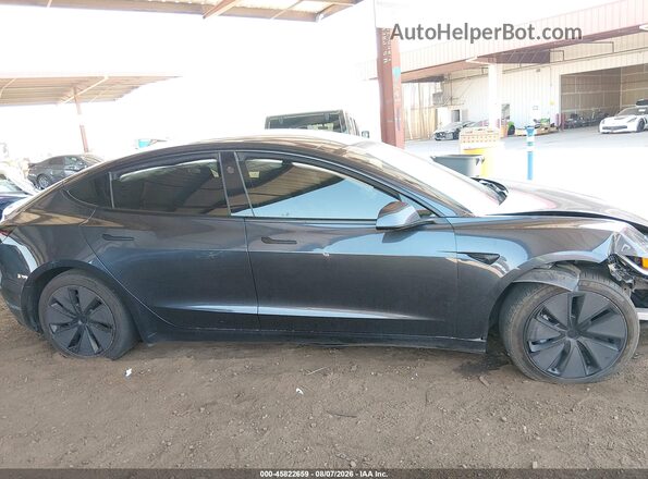 5YJ3E1EA9SF883932 2025 TESLA MODEL 3 Gray Вид щитка приладів
