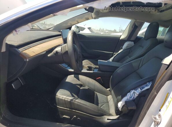 5YJ3E1EAXLF476803 2020 TESLA MODEL White Vista interior delantera