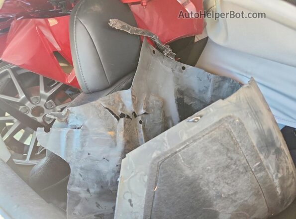 5YJ3E1EAXMF868262 2021 TESLA MODEL Red Vista del compartimento del motor