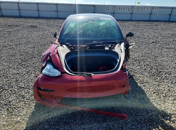 5YJ3E1EAXMF868262 2021 TESLA MODEL Red Vista frontal