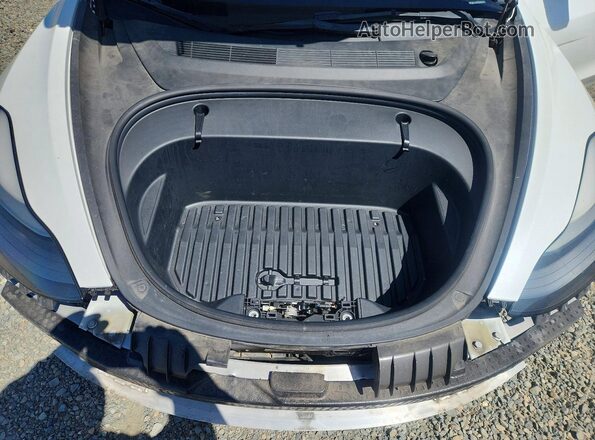 5YJ3E1EAXNF127787 2022 TESLA MODEL Белый Вид задней части салона