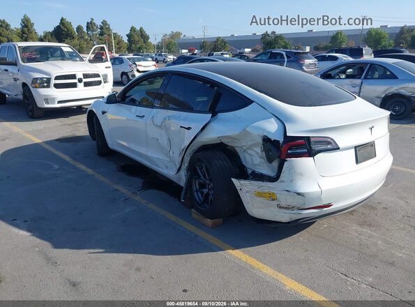 5YJ3E1EAXNF147974 2022 TESLA MODEL 3 White Հետևի ձախ