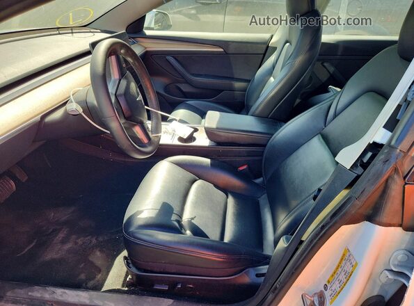 5YJ3E1EAXNF301504 2022 TESLA MODEL Белый Вид салона спереди