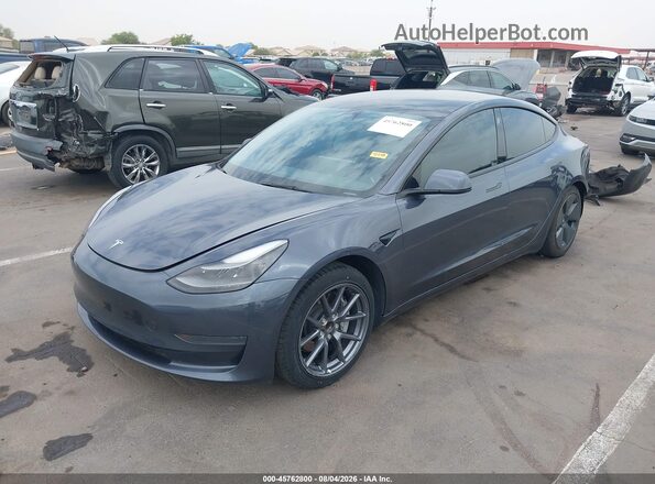 5YJ3E1EAXPF412153 2023 TESLA MODEL 3 Серый Передняя левая четверть