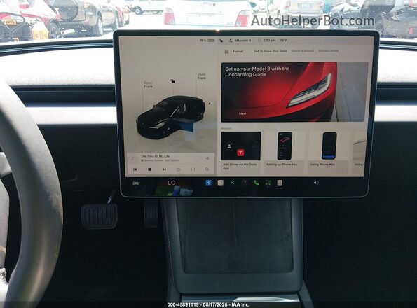 5YJ3E1EAXRF782733 2024 TESLA MODEL 3 Black 