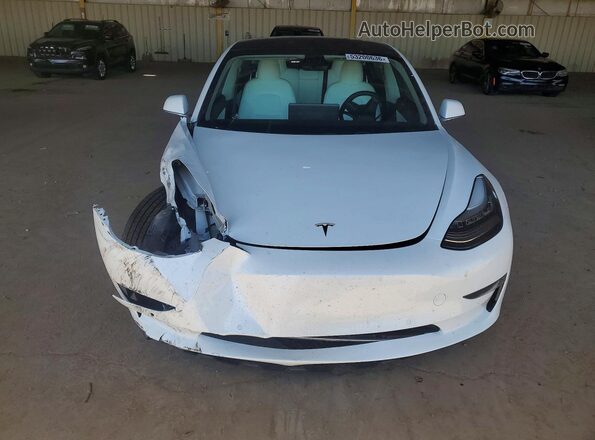 5YJ3E1EB0JF101248 2018 TESLA MODEL White წინა ხედი