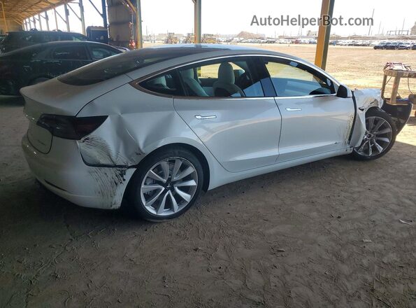 5YJ3E1EB0JF101248 2018 TESLA MODEL White უკანა მარჯვენა