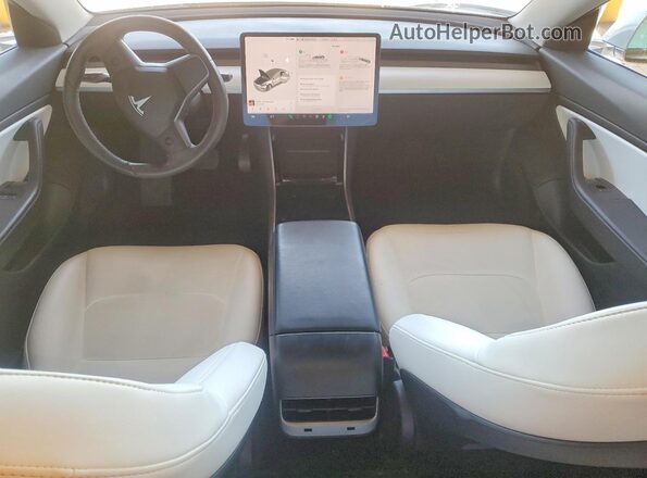 5YJ3E1EB0JF101248 2018 TESLA MODEL White წინა პანელის ხედი