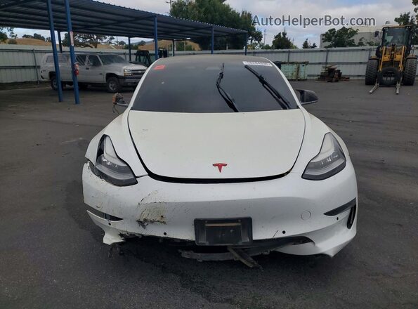 5YJ3E1EB0JF106594 2018 TESLA MODEL White Vista frontal
