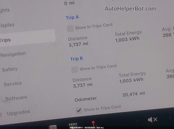 5YJ3E1EB0KF213601 2019 TESLA MODEL 3 White 