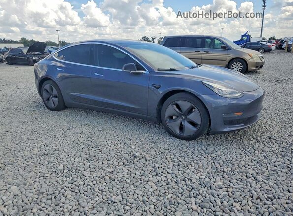 5YJ3E1EB0LF635224 2020 TESLA MODEL Gray წინა სალონის ხედი