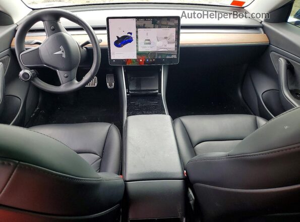 5YJ3E1EB0LF664481 2020 TESLA MODEL Blue Вид панелі приладів