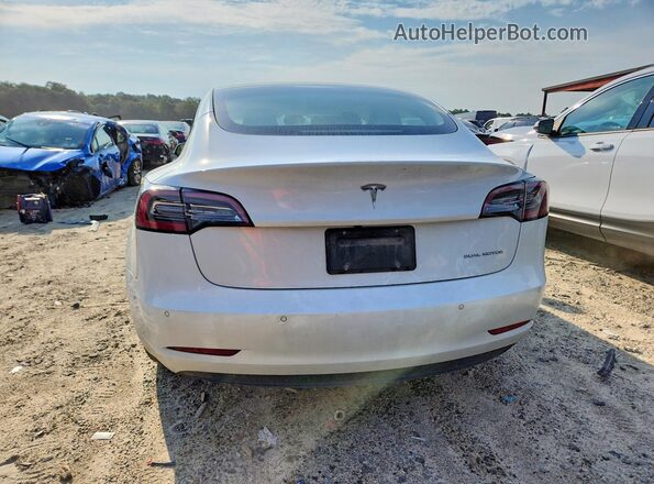 5YJ3E1EB0NF231598 2022 TESLA MODEL White Vista trasera