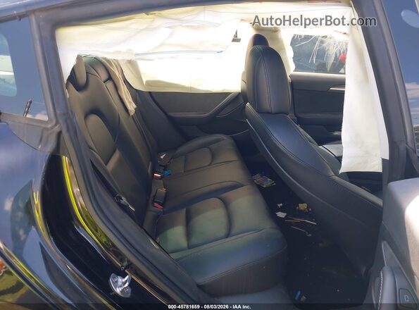 5YJ3E1EB0NF261409 2022 TESLA MODEL 3 Black Widok naklejki z numerem VIN