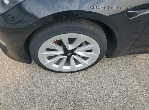 5YJ3E1EB0NF291056 2022 TESLA MODEL Black Widok wnętrza 360 stopni