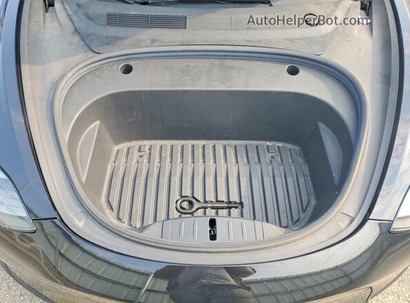 5YJ3E1EB0NF291056 2022 TESLA MODEL Black Widok wnętrza z tyłu