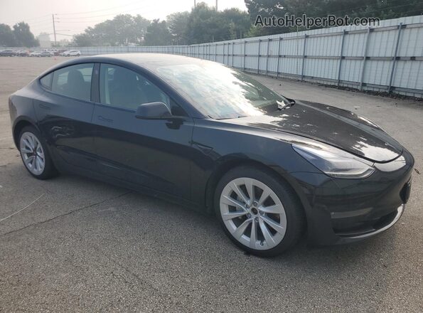 5YJ3E1EB0NF291056 2022 TESLA MODEL Black 