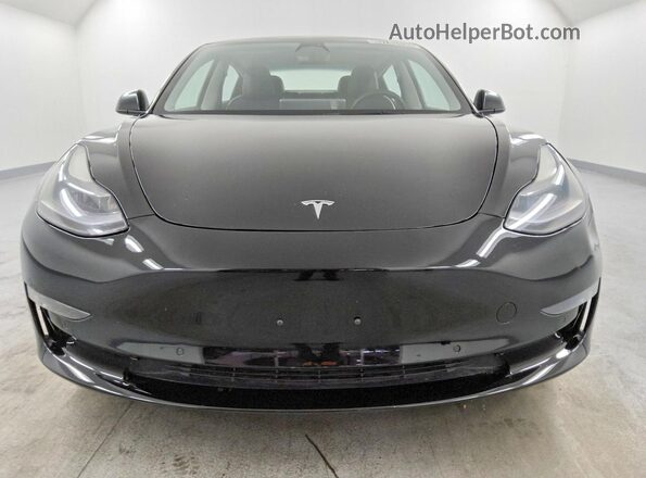 5YJ3E1EB0NF300242 2022 TESLA MODEL Black Դիմացի տեսք