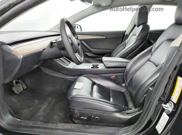 5YJ3E1EB0NF300242 2022 TESLA MODEL Black Սալոնի դիմացի տեսք