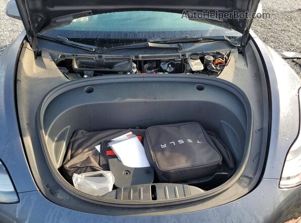 5YJ3E1EB0PF416690 2023 TESLA MODEL Gray Սալոնի հետևի տեսք