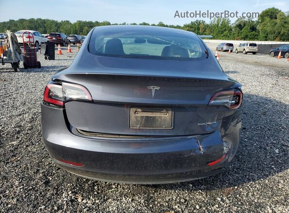 5YJ3E1EB0PF416690 2023 TESLA MODEL Gray Հետևի տեսք