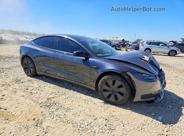 5YJ3E1EB0RF746476 2024 TESLA MODEL Угольный Передняя правая четверть