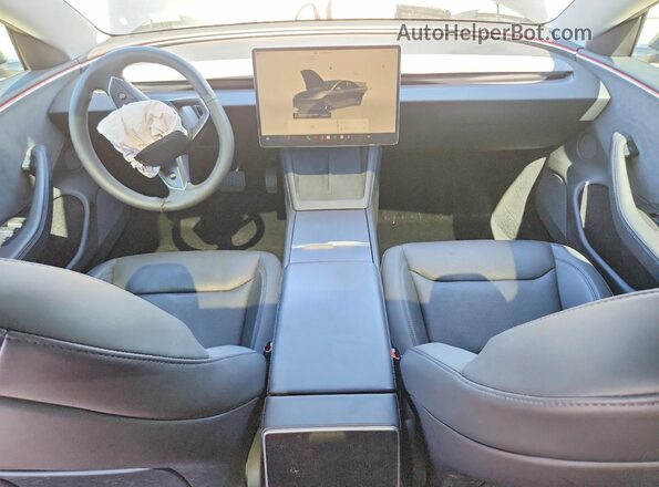 5YJ3E1EB0RF746476 2024 TESLA MODEL Угольный Вид панели приборов
