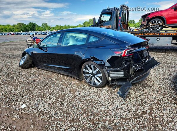5YJ3E1EB0SF064946 2025 TESLA MODEL Black Tył lewy