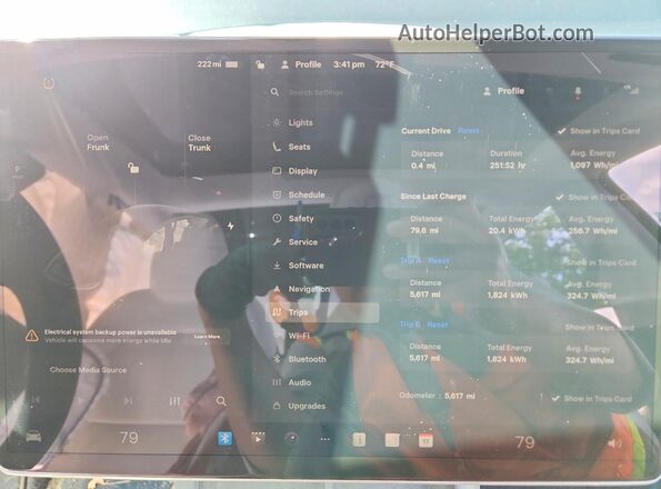 5YJ3E1EB0SF064946 2025 TESLA MODEL Black Widok zestawu wskaźników