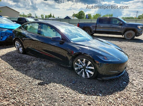 5YJ3E1EB0SF064946 2025 TESLA MODEL Black Przód prawy